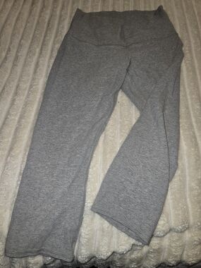 lululemon athletica Gray Crop Leggings